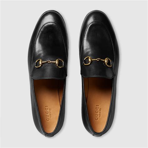 gucci women's jordaan leather loafers|gucci jordaan leather loafer women's.